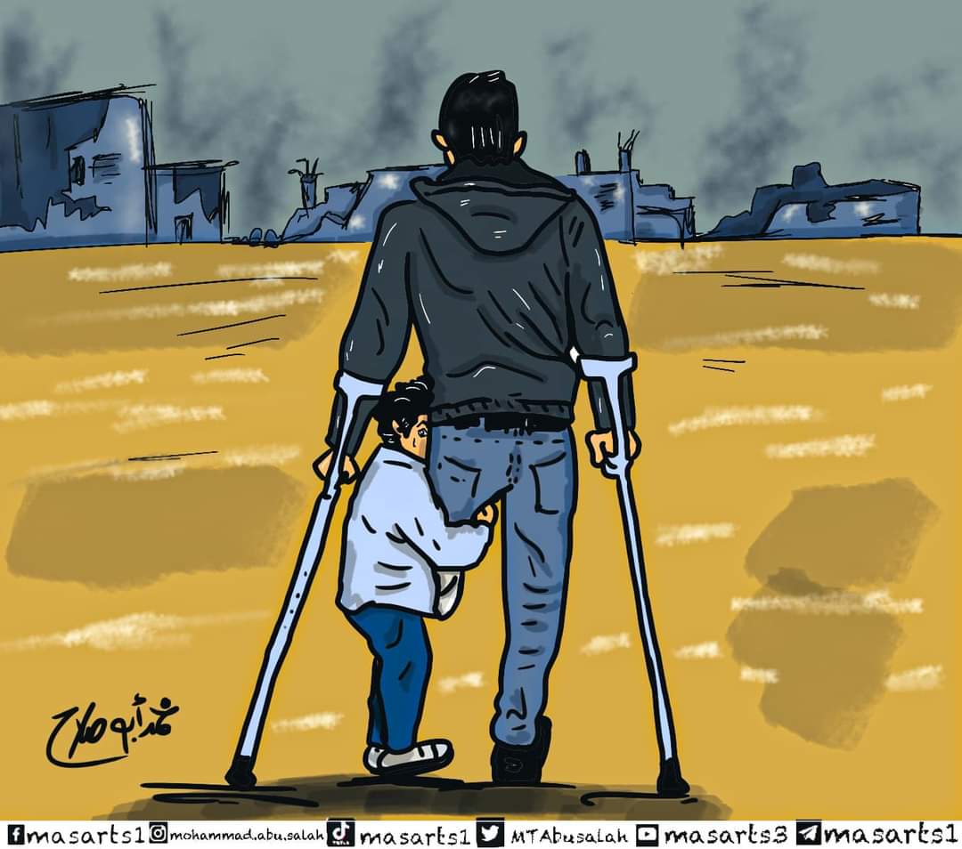 ⭕️ لن يفنى جذرٌ ثائر...ما دامت تسندهُ البذور 

#كاريكاتير 🖌️ 
#محمدأبوصلاح
( piqué de #FB )