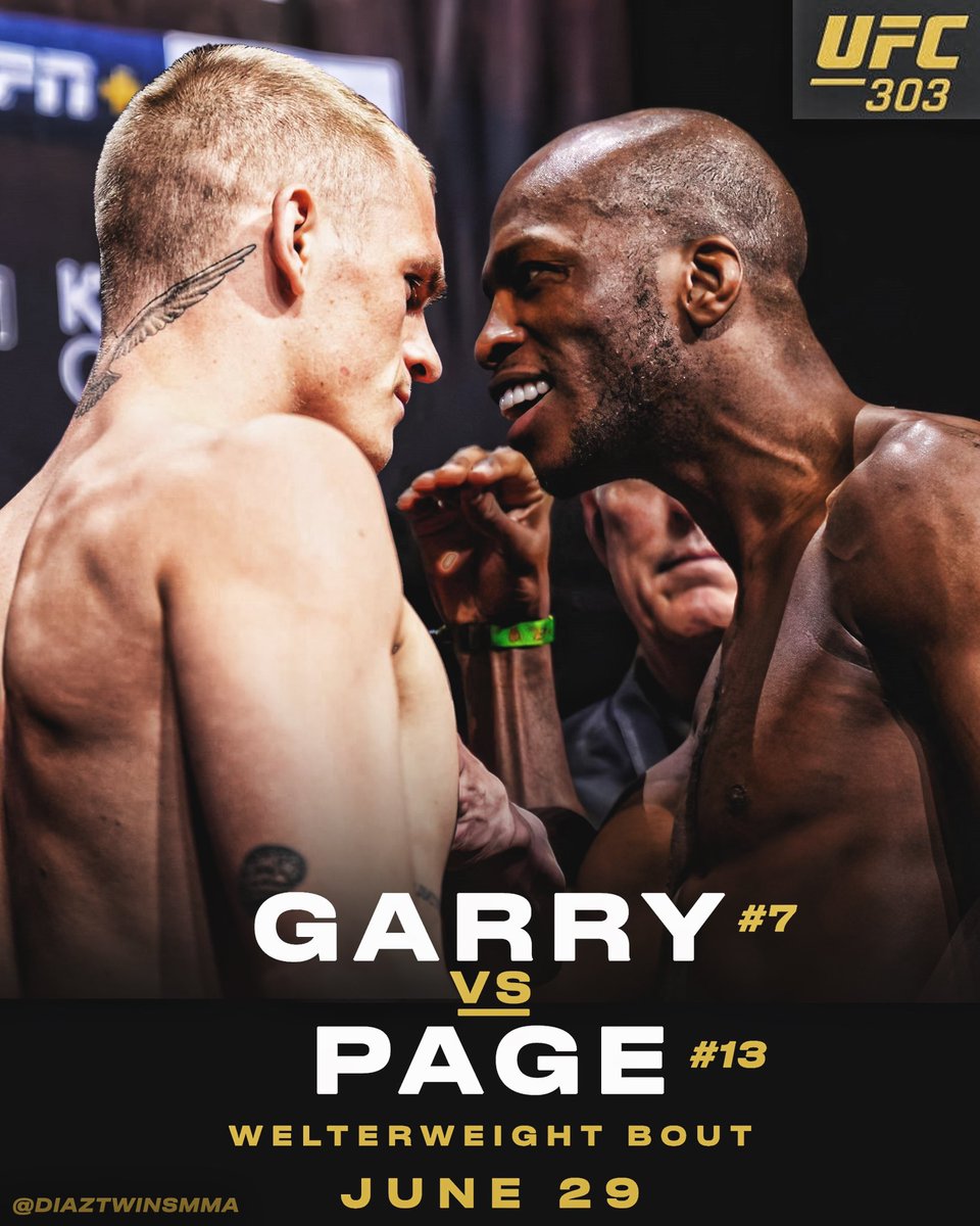 UFC 303: Ian Garry vs MVP!!🔥#UFC303 @iangarryMMA @Michaelpage247