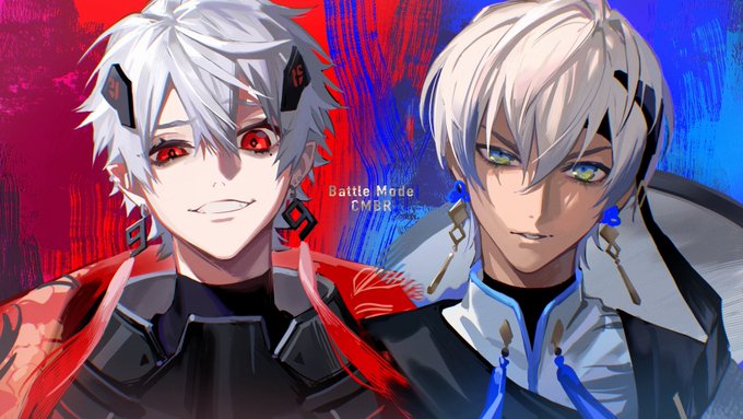 「grin white hair」 illustration images(Latest)