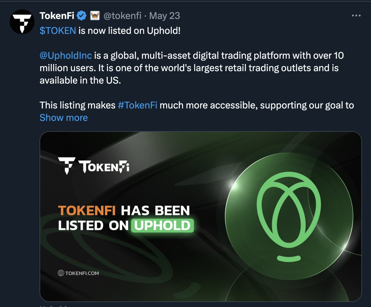 HOW TOKENFI'S LAUNCHPAD IS AHEAD OF THE RWA GAME AFTER $ETH ETF GREEN LIGHT - ETH ETF approvals spur tokenization momentum: The SEC's recent approval of spot Ethereum ETFs has energized the market, bolstering confidence in the tokenization of real-world assets (RWAs). -