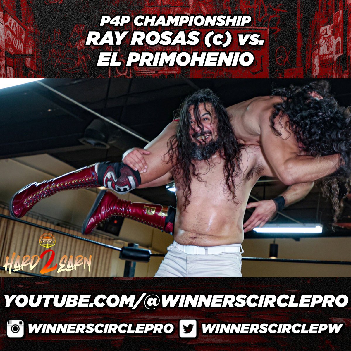 WATCH: #Hard2Earn P4P Championship Match @elprimohenio vs. @RayRosas (c) youtu.be/ptvJSri6vGk