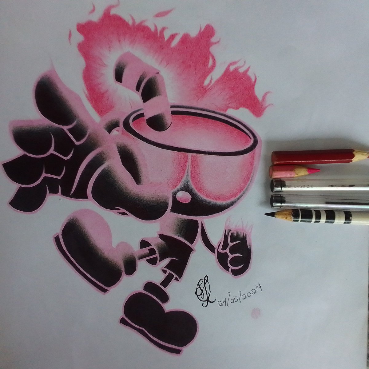 MasionTric39915's tweet image. Como pintar nightmare cuphead (FNF INDIE CROSS) 🔥💓
#indiecross #fnf #cuphead #nightmarecuphead