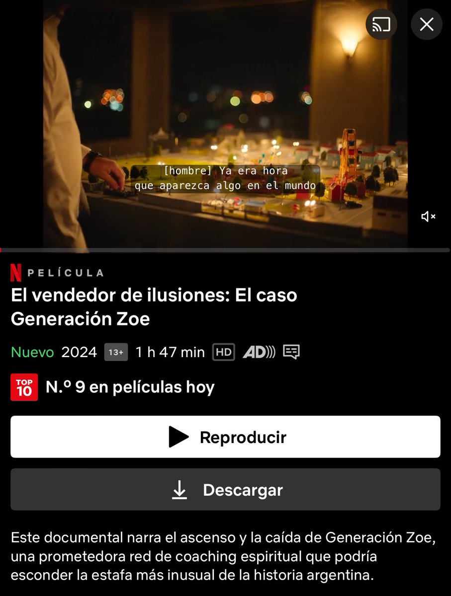 The movie on the Generación Zoe ponzi scheme (one of the biggest private market scams in Argentina’s history) is now on Netflix: