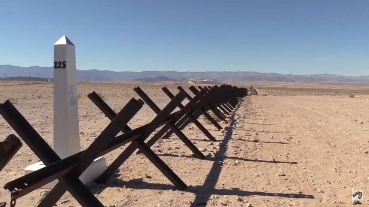 The El Centro 1 project near Calexico, CA, January 23, 2020. Near Border Monument 225. 1:26 VID youtu.be/opEfz57JujM #BuildTheWall #FinishTheWall #QuikTake qt-wall-vid-199 by #borderObserver