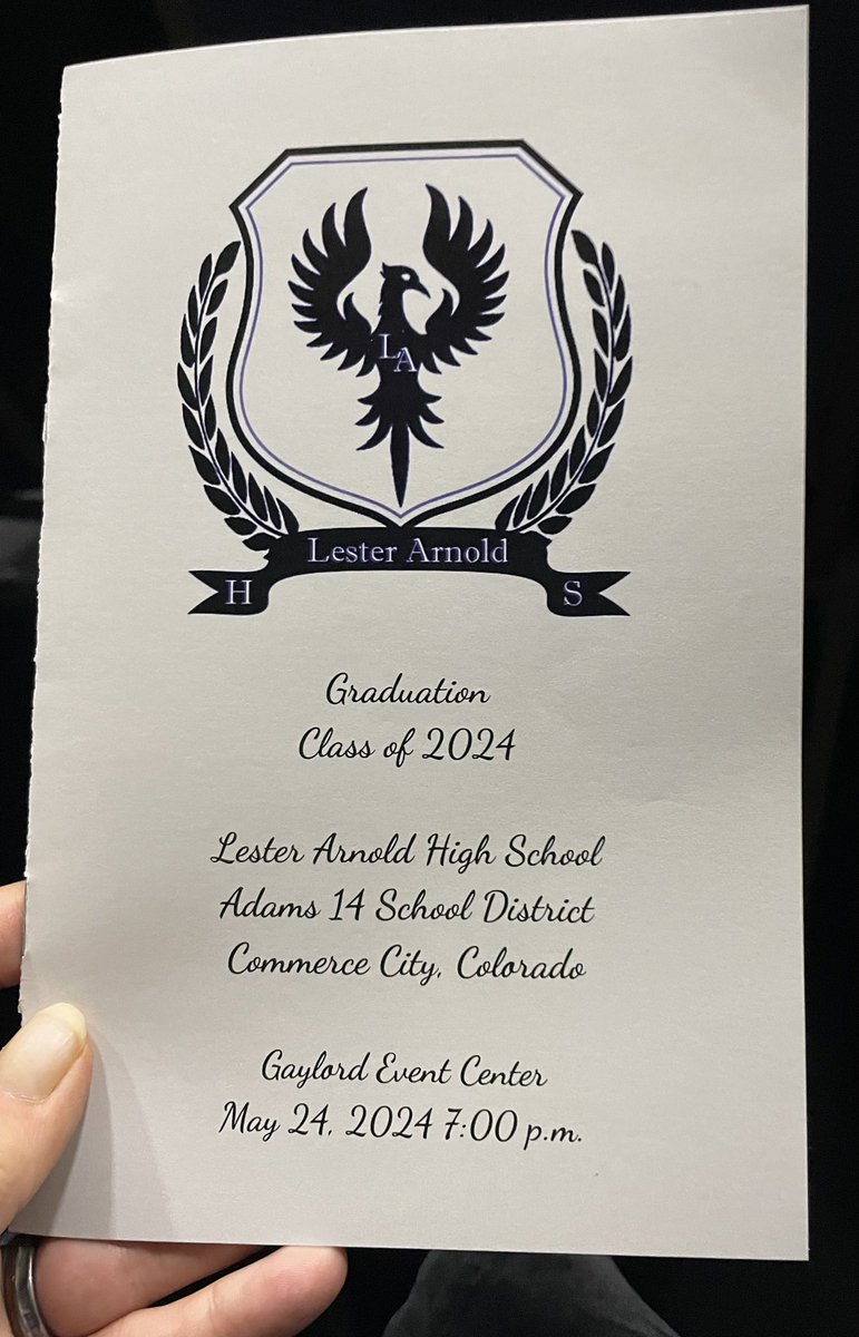 Katy Roede (@katyroede) on Twitter photo Itās my favorite time of the school year! Lester Arnold High School graduated 115 young adults this evening- a record number! <a href="/adams14schools/">Adams County School District 14</a> #ReachingtheSummit Itās my favorite time of the school year! Lester Arnold High School graduated 115 young adults this evening- a record number! <a href="/adams14schools/">Adams County School District 14</a> #ReachingtheSummit