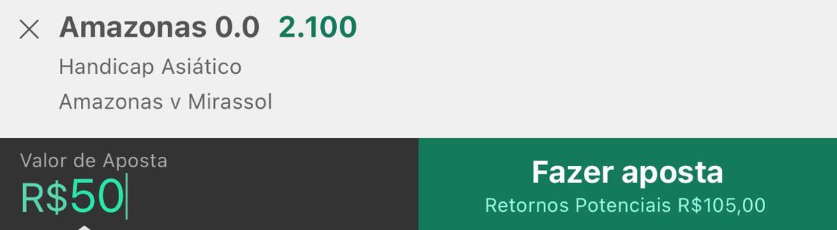 DaLuzTips_'s tweet image. 🏆 Série B 🇧🇷
🗓 28/05 19:00
💰 0,5u
⚔️  HA Amazonas 0.0
