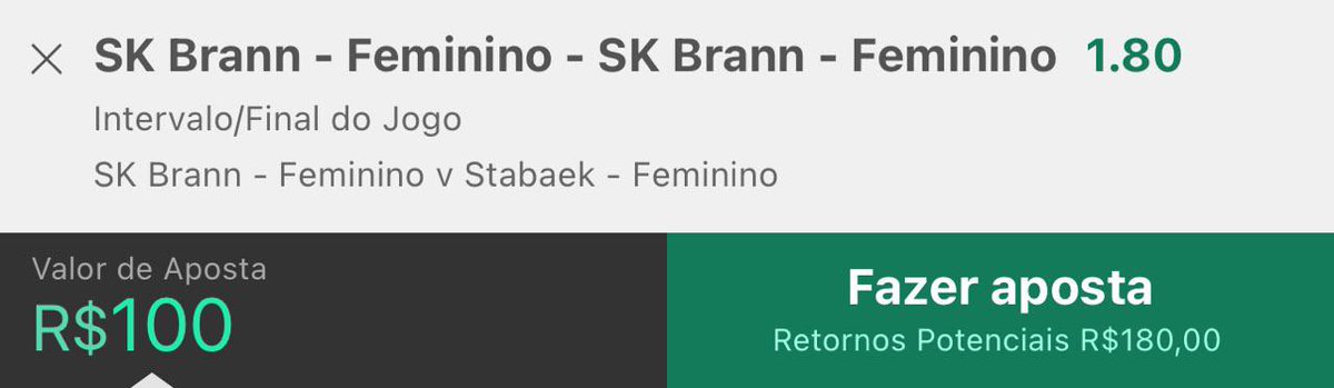 DaLuzTips_'s tweet image. 🏆 Norueguês Fem. 🇳🇴
🗓 25/05 10:00
💰 1u
⚔️  HT/FT SK Brann