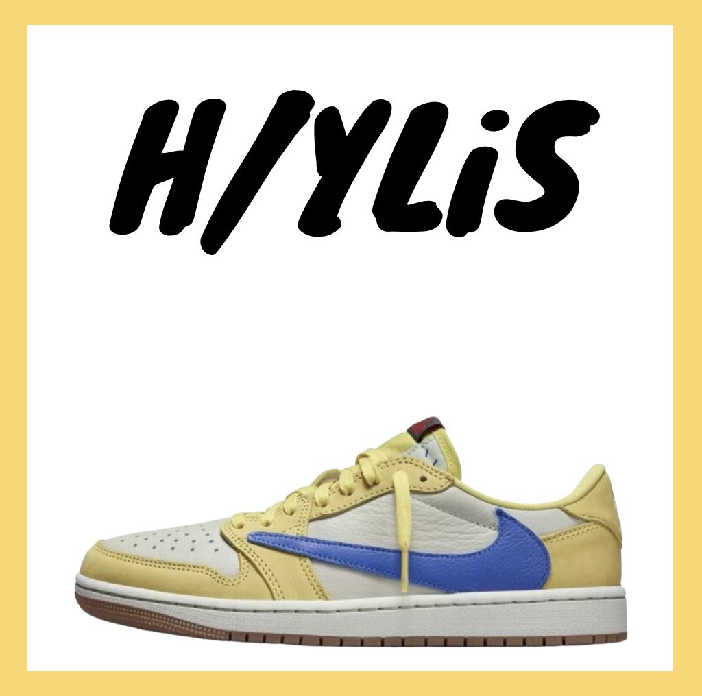 📣プレゼント企画📣 ／ Travis Scott × Nike WMNS Air Jordan 1 Retro Low OG 'Canary' お好きなサイズを1名にプレゼント💝 ＼ 📱応募方法 ✅@HY_Live_Snkrs をフォロー ✅本ポストをリポスト ✅欲しいサイズを引用またはリプにて明記 📅応募締切 6/9(日)23:59まで 👟当選発表 6/14(金)18:00頃