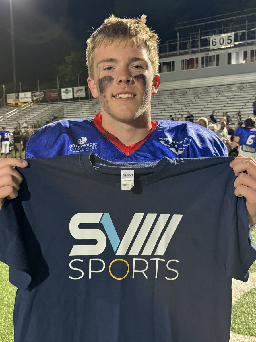 svsports's tweet photo. Lancaster defeated Berks/Lebanon 35-0 in the Tri-County All-Star Game 🏈
Zach Hahn of Manheim Central threw 2TD passes and was named MVP of the Lancaster team.
Sevon Parham from Conrad Weiser was the MVP for the Berks/Lebanon squad.

@BaronSports717
@CWScoutsSports
@EPAFootball https://t.co/xUvkcQqab1