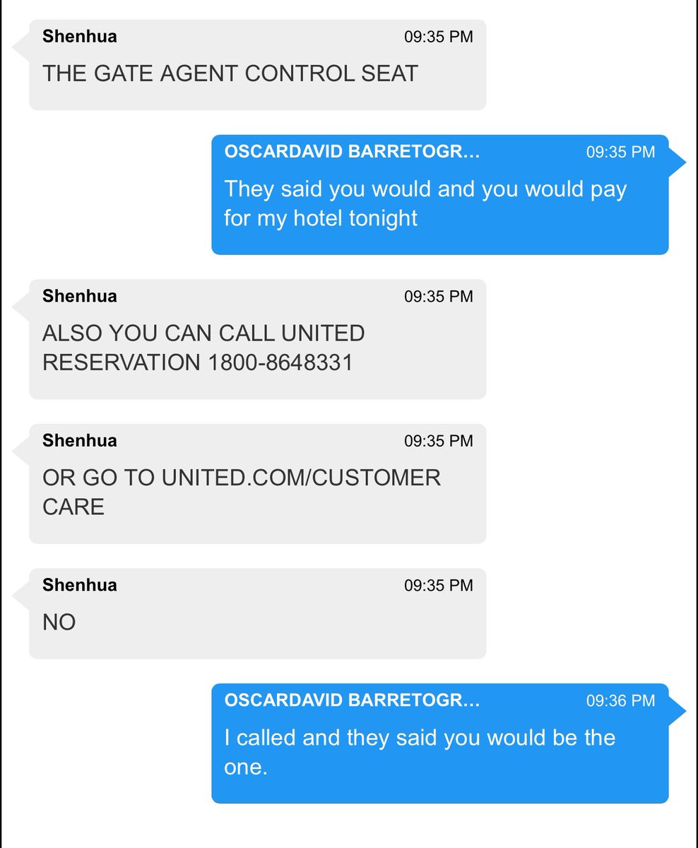 dgmodel's tweet photo. @united is the worst. They called me a F word on the airport and made me lose my flight. They keep passing me around from phone to chat and no one is taking responsibility. https://t.co/CX9MxShcvS