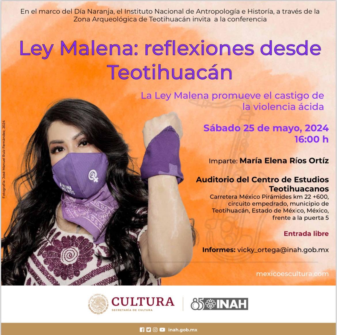 Compañeras, nos vemos mañana a las 16:00hrs en #Teotihuacán ☺️.

#LeyMalena 💜🎷
#NoMásÁcido
#YaEsLey