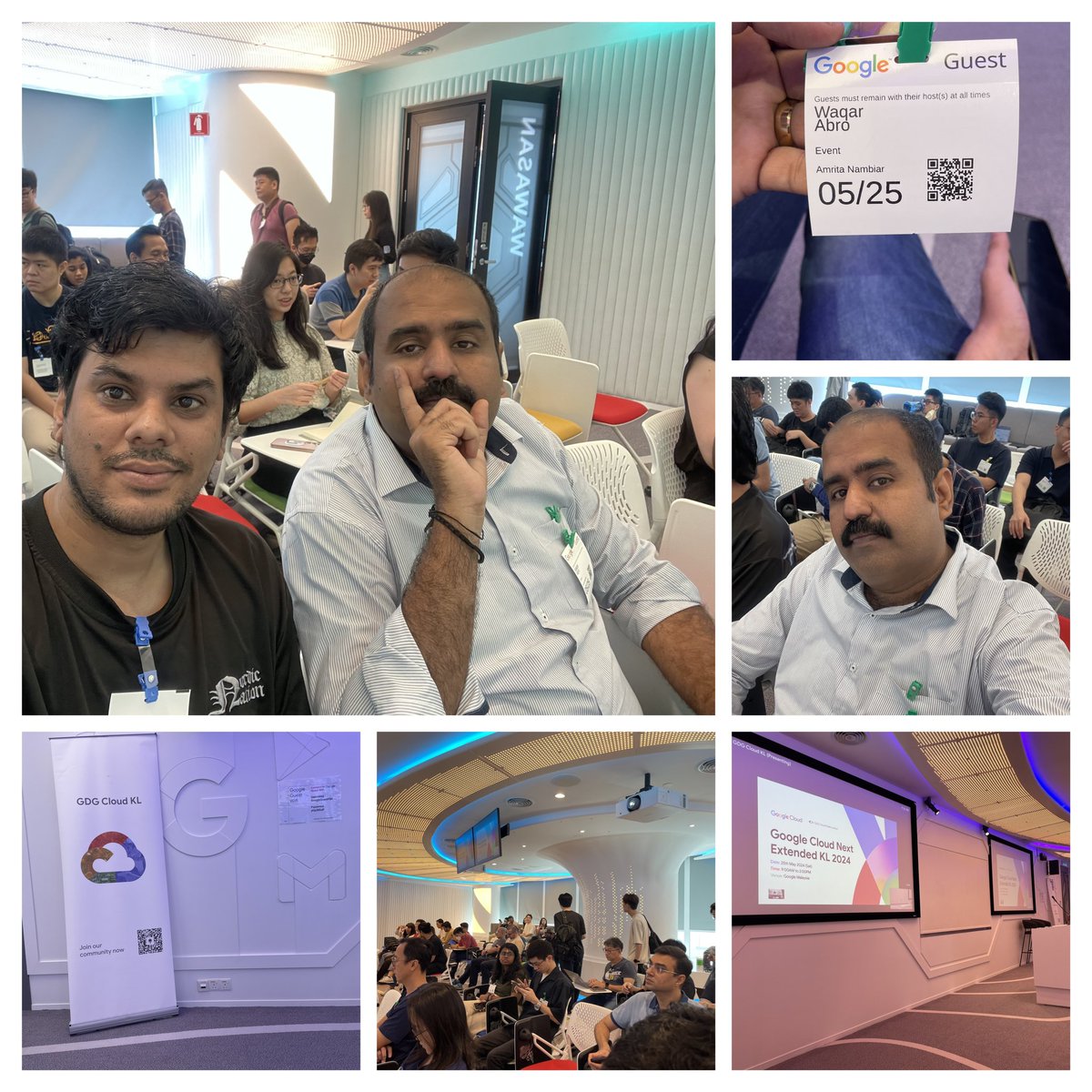 waqarabro's tweet photo. Checked in Google Cloud Next Extended KL 2024 https://t.co/zZJrgaV09V