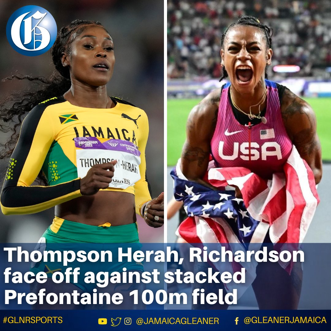 A spicy showdown between Elaine Thompson Herah, of Jamaica, and Sha’Carri Richardson, of the United States, will be one of the headline acts of the Prefontaine Classic on Saturday.

Read more: jamaica-gleaner.com/article/sports… #GLNRSports