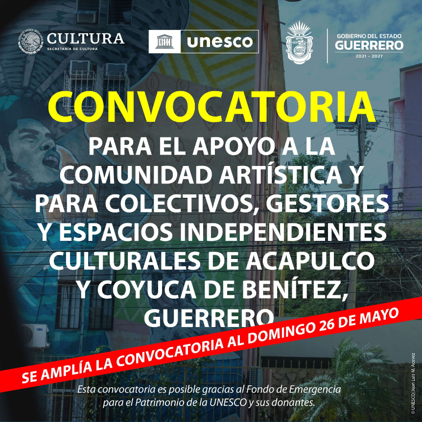ONUMX's tweet photo. ¡Tienes hasta este domingo 26 para aplicar!  Consulta la convocatoria en https://t.co/ejj3D4tzq1 y con @unescomexico. https://t.co/DQKpUqzfWt