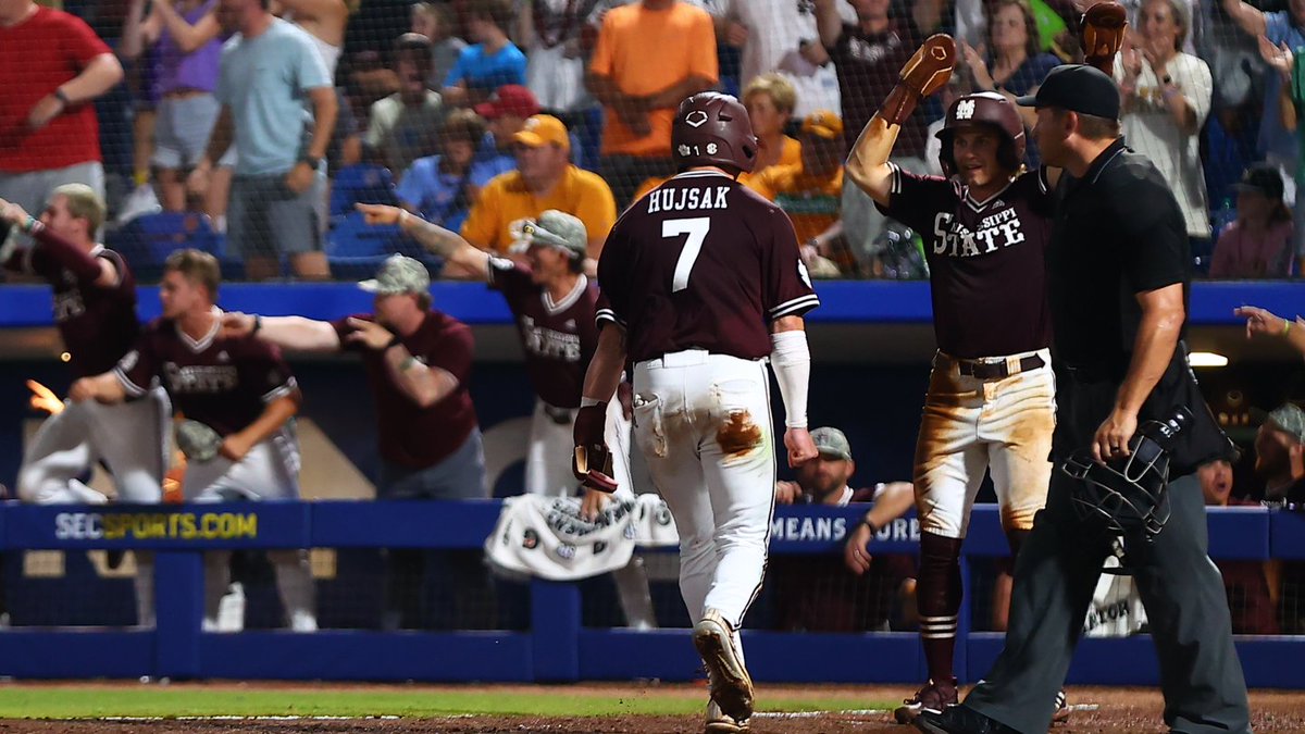 End of 5 | #15 Mississippi State 5, #1 Tennessee 3

Dawgs plate five in the fifth!

#HailState🐶