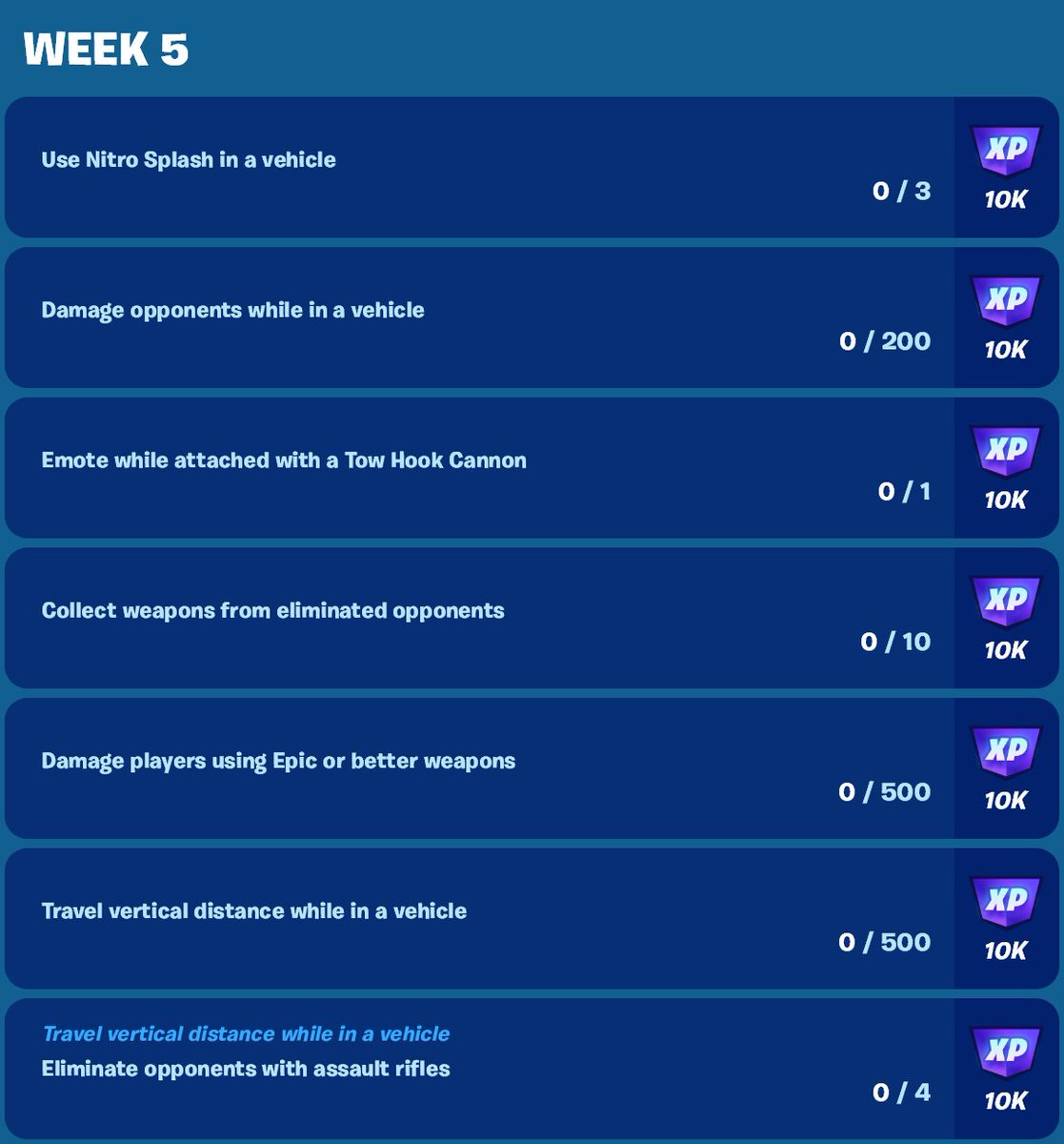Epic Games included an unfinished version of the Week 5 Fortnite quests in the files, which mentions the Tow Hook Cannon being enabled sometime during the v30.10 update!