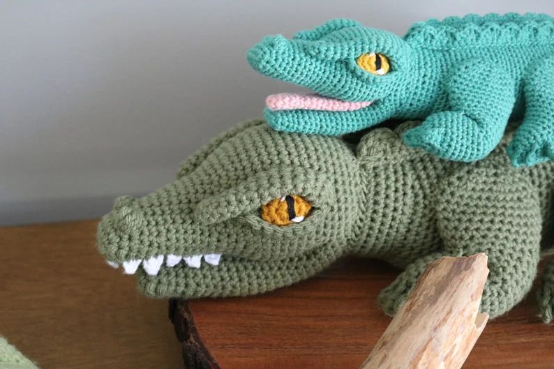 Bigger Than Life, Say Hello To The Amazing Appleton The Alligator ... Get The Pattern! 👉 buff.ly/3NoJnu1 #crochet #amigurumi