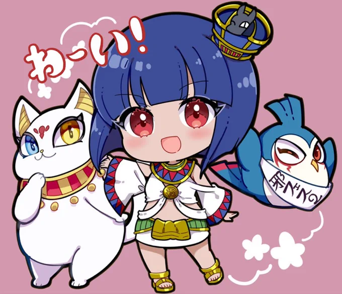 今日は邪フェス2の前夜祭!パトラちゃん達応援してます!(画像のは6月1日2日の邪フェス2用だよ) #邪神ちゃんフェス2 