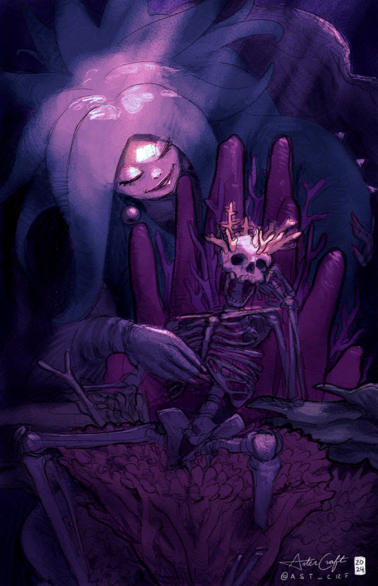 ast_crf's tweet photo. "king of bones with a coral crown..."

quick lil hades 2 art https://t.co/nhJc3rEwnZ