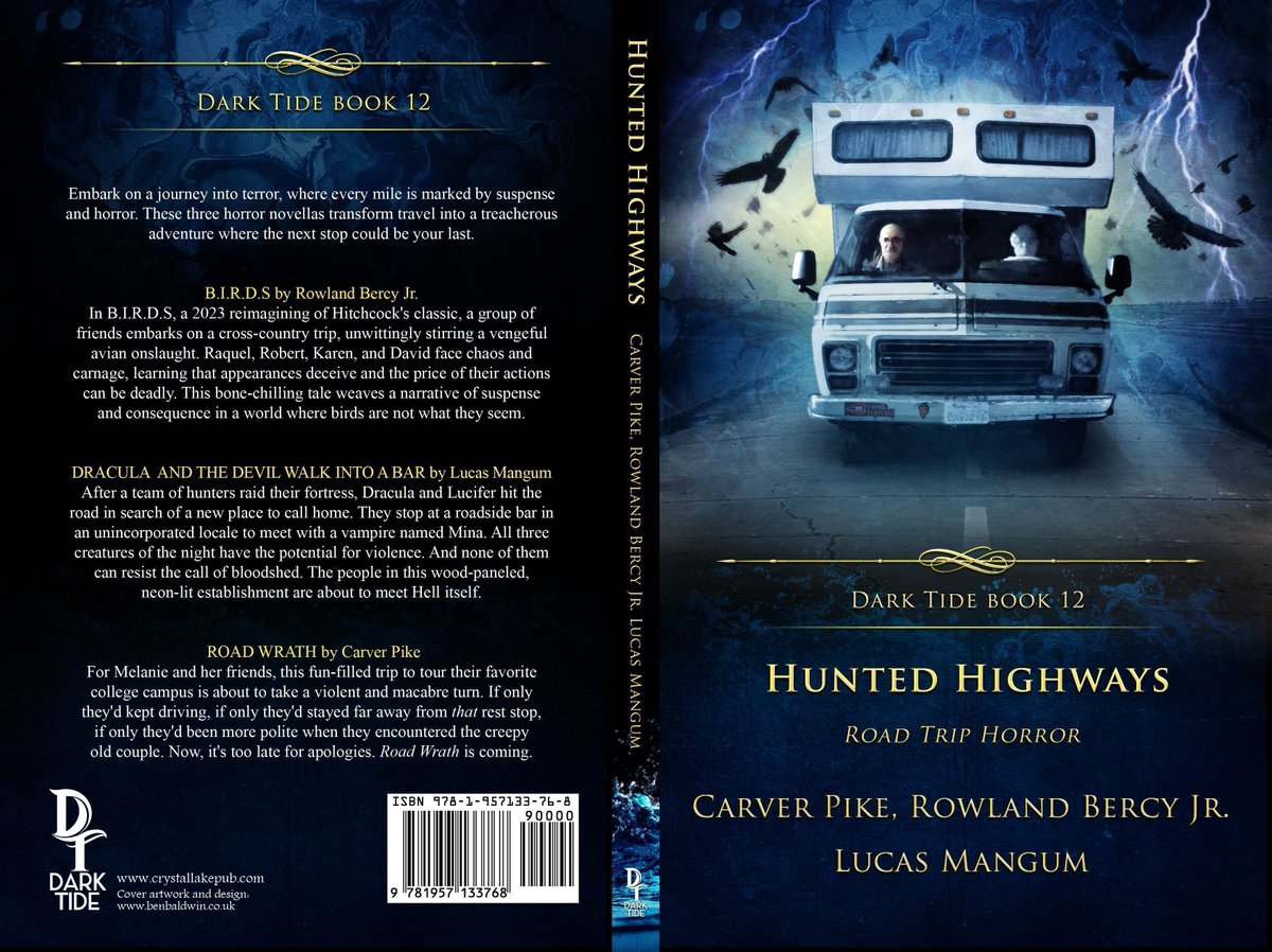 Brace yourself for a ride into the heart of darkness. Grab your copy of Hunted Highways now and discover the chilling thrills that await at every turn!

Order Today: buff.ly/3ywawZU
#DarkTideSeries #HorrorNovellas #RoadTripHorror