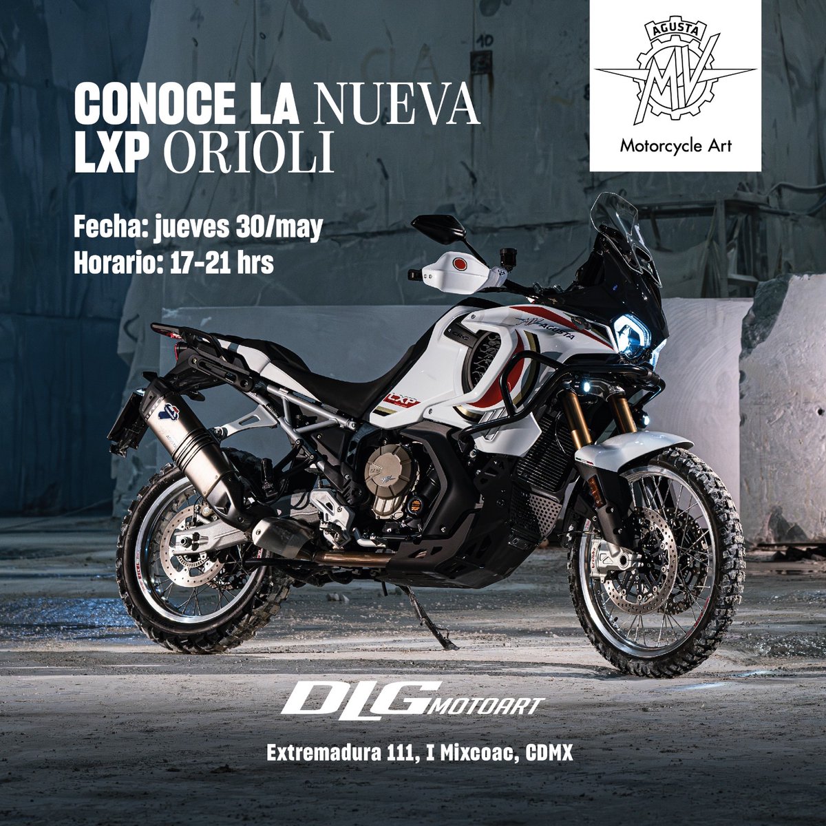 DLGMOTOART's tweet photo. Estamos a pocos días de mostrar la nueva LXP Orioli de MV Agusta. https://t.co/Knyuq4SiqV