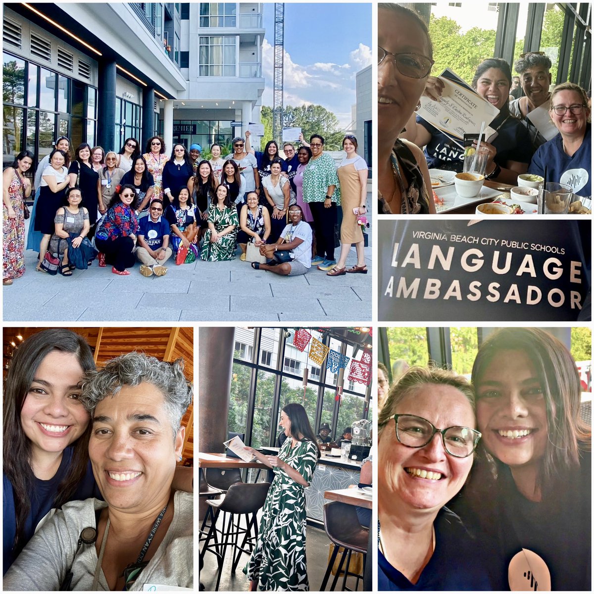 It's amazing how sharing languages can unite us and strengthen our community! I can’t wait to see how much we will continue to grow next school year! Thanks <a href="/ProfeRach/">RK Thompson</a> <a href="/VBFACE1/">VBFACE</a> <a href="/vbschools/">VBSchools</a> 🫶🏼#LanguageAmbassador