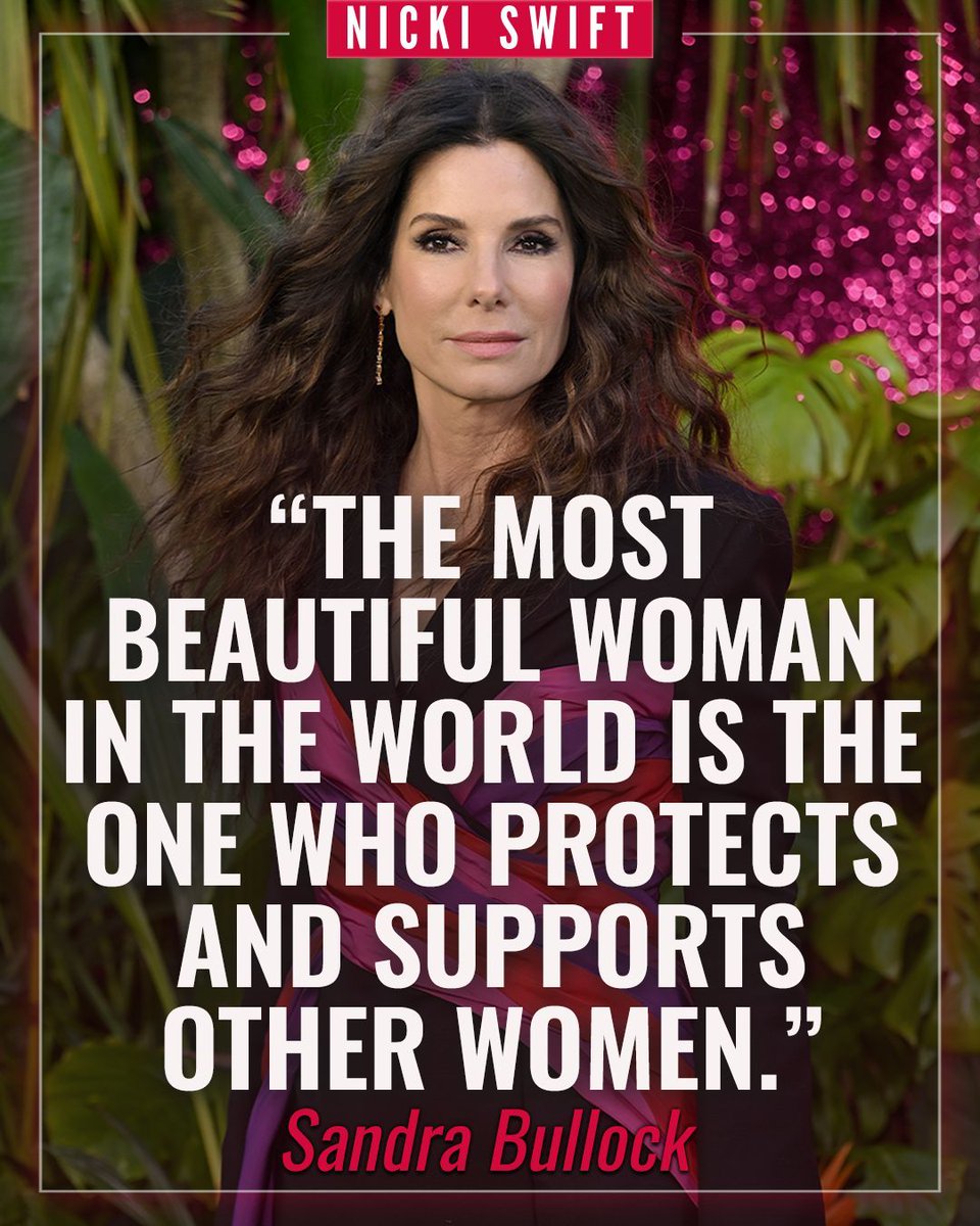 Wise words from #SandraBullock! ♥️