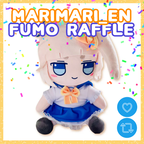 MARIMARI_EN's tweet image. 🎊MARIMARI_EN FUMO RAFFLE 🎊
Have you ever wanted you own MARIMARI FUMO? I'm giving two away!

To enter:
-Like
-Retweet

Winners will be chosen at 6pm PST on the 31st of May!