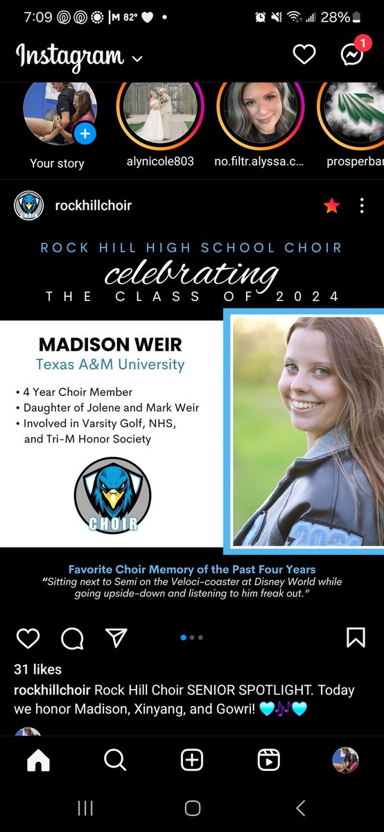 CuriosityBlooms's tweet photo. So proud of this young lady! She has accomplished so much in such a short amount of time! She has challenged and pushed herself through uncharted waters, but has always come out on top! Thank you to all that have been there to guide and support her! @rockhillgolf1 @RockHillChoir https://t.co/om64cZJbRN