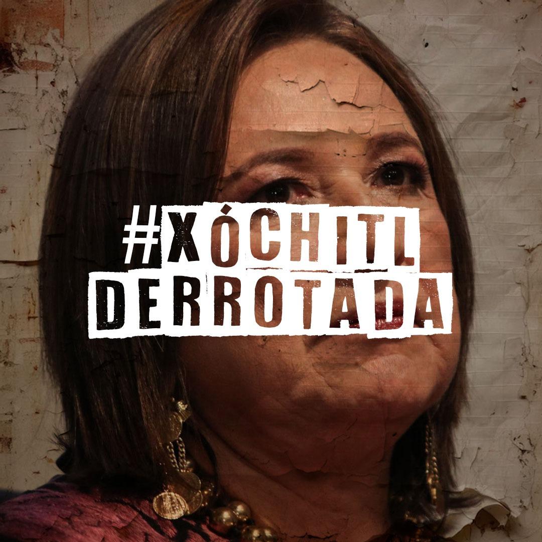 #XóchitlYaPerdió 👎👎👎👎