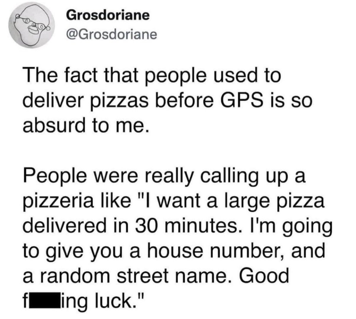 The internet realizing the average pizza delivery guy from the 1980s had a higher IQ than 95% of zoomers is priceless.