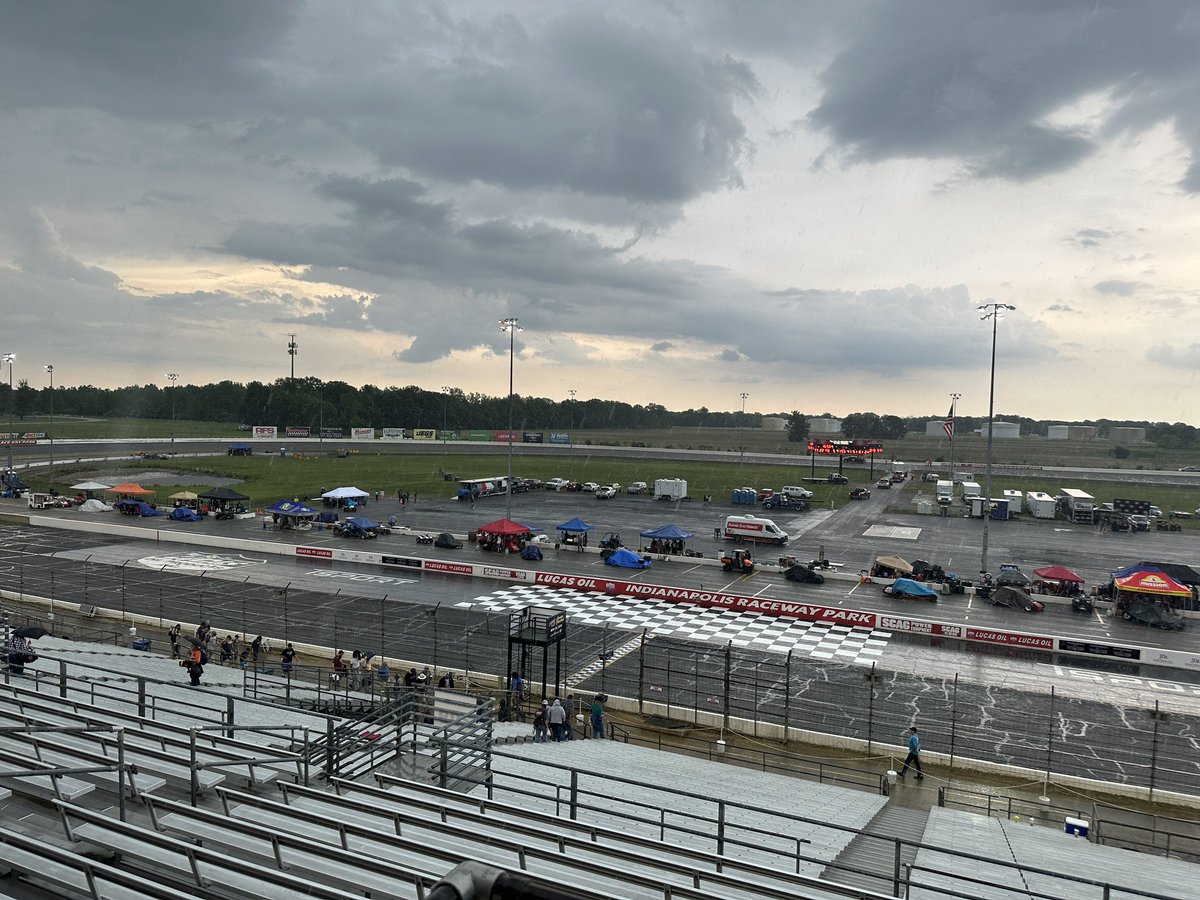 Rain’s coming on down at IRP. Hoping these go through here quickly.