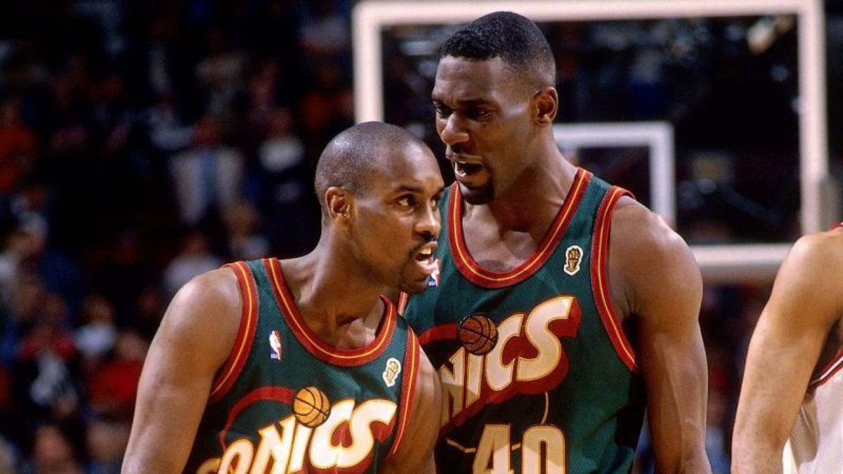 Gary Payton and Shawn Kemp