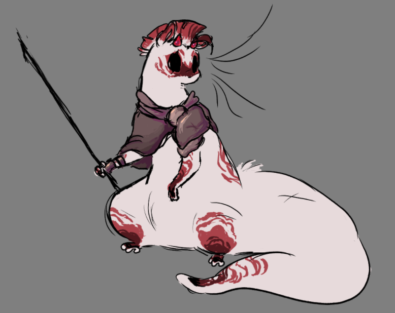 Sword slugcat yaya,,,