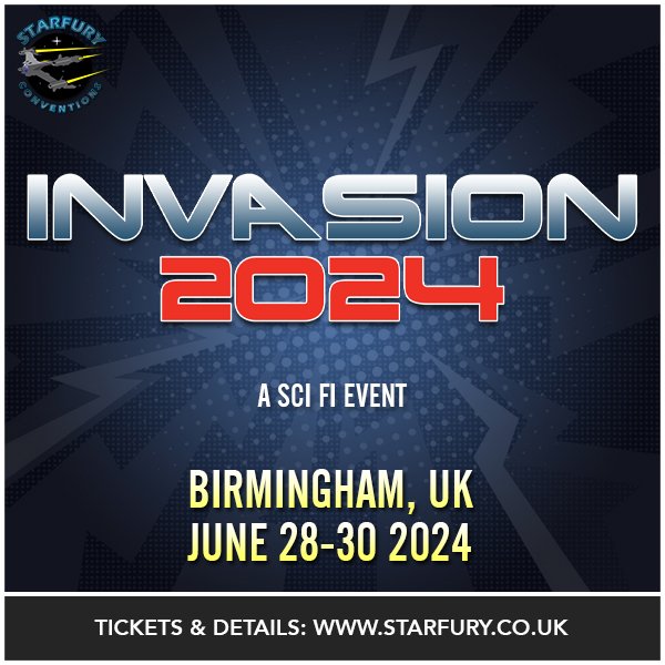 Just bought my tickets to @starfuryevents Invasion!

Excited to meet you @TheRealDLI !😄