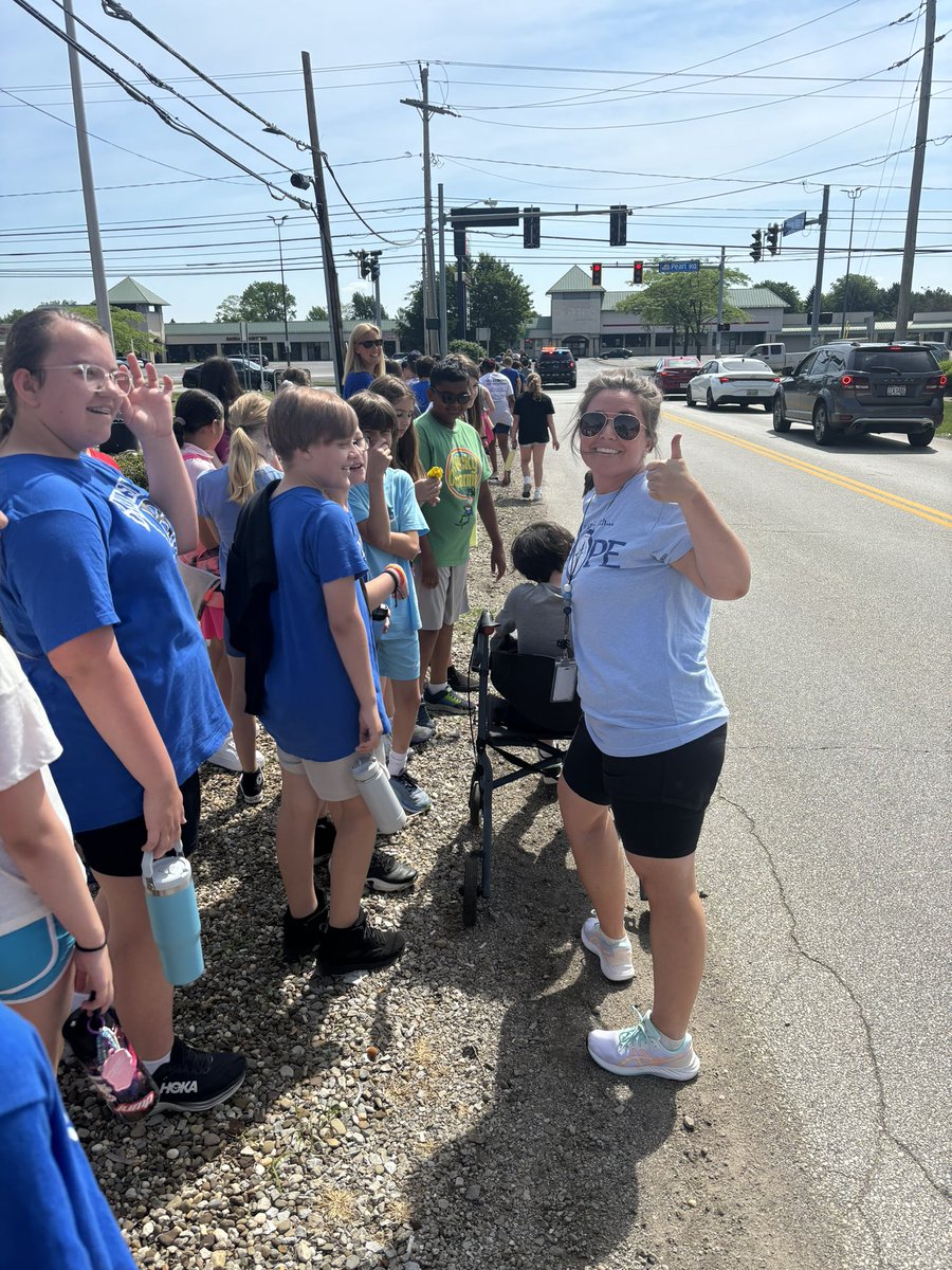 Our 5th graders walked to Donut Land 🍩 for a reward trip. This might become a tradition! <a href="/DonutLand1972/">Donut Land</a>