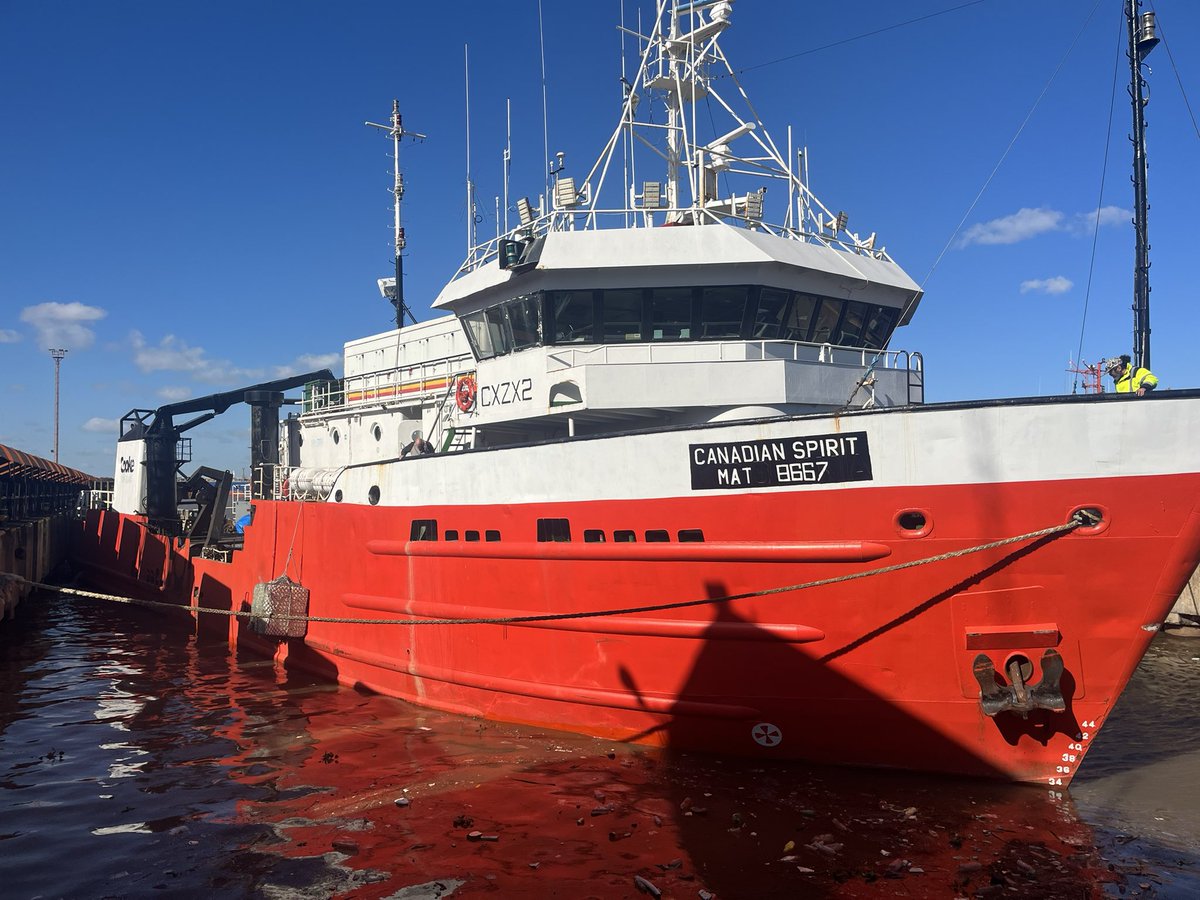 TandanorCinar's tweet image. ¡El "Canadian Spirit" zarpó de Tandanor! 
🚢🔧 Tras finalizar importantes reparaciones en casco, sistema de propulsión y  gobierno , el buque pesquero uruguayo está listo para volver al mar. 🌊⚓️ #AstilleroTandanor #CanadianSpirit #IndustriaNaval