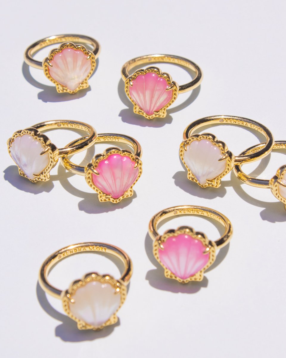 Our favorite companion for upcoming summer travels? A dainty shell-inspired ring! 🤍✨🐚 Don’t miss your chance to get the hottest styles of the summer for up to 25% off now: bit.ly/3O6Trss