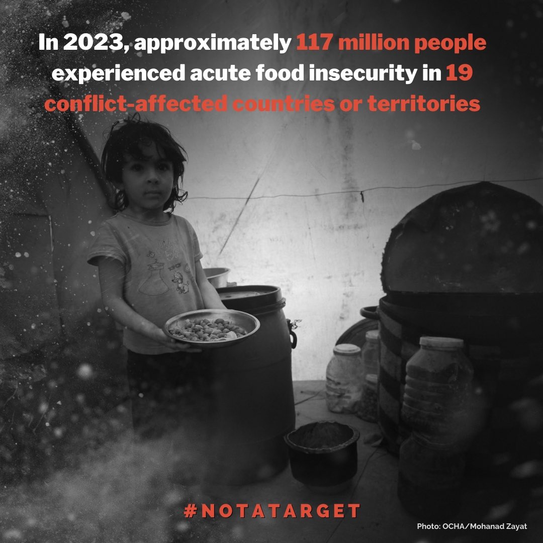 Wars have rules that everyone must respect. Protecting civilians is not negotiable. They are #NotATarget.