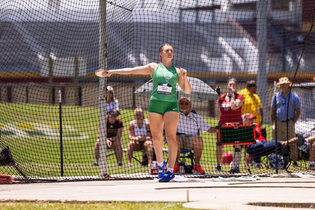 Rebecca Merritt is back in competition tomorrow at the NCAA East First Rounds in the Discus! The SBC silver medalist will be in Flight 2! #WeAreMarshall