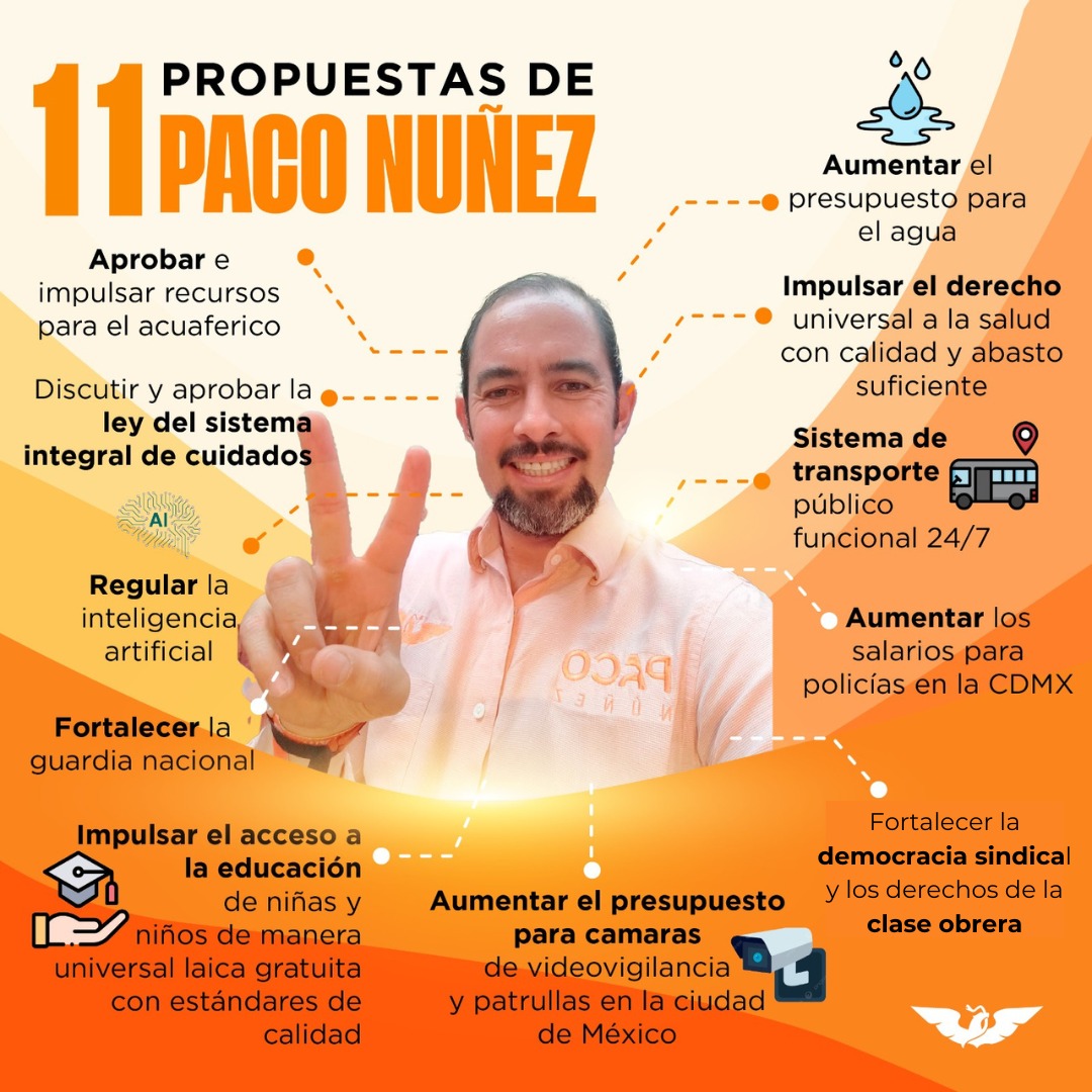iztapaco's tweet photo. ¡Súmate al proyecto de Movimiento Ciudadano! Aquí te dejo 11 propuestas a las que me comprometo como candidato a Diputado Federal del Dtto. 11 🍊 No te conformes
#Iztapalapa #movimientociudadano #lonuevovaenserio #viejapolítica https://t.co/aeEsFKM08m