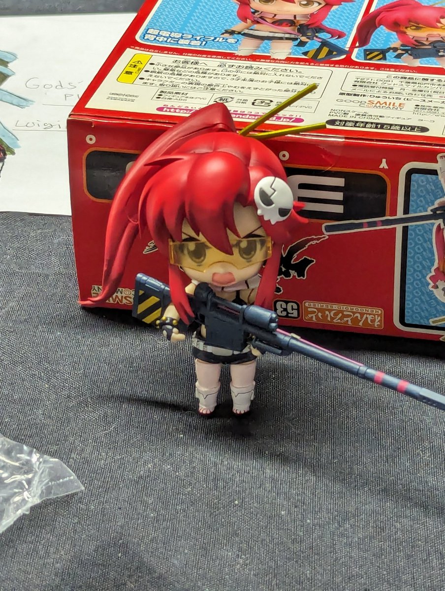 Here I got my Yoko Littner Nendoroid in the mail the other day! @MichelleRuffvo1 @CanadianAniGuy #Anime #Animefigure #Nendoroid #GoodSmileCompany #GoodSmile #Yoko #YokoLittner #GurrenLagann #Animegirl #Japan