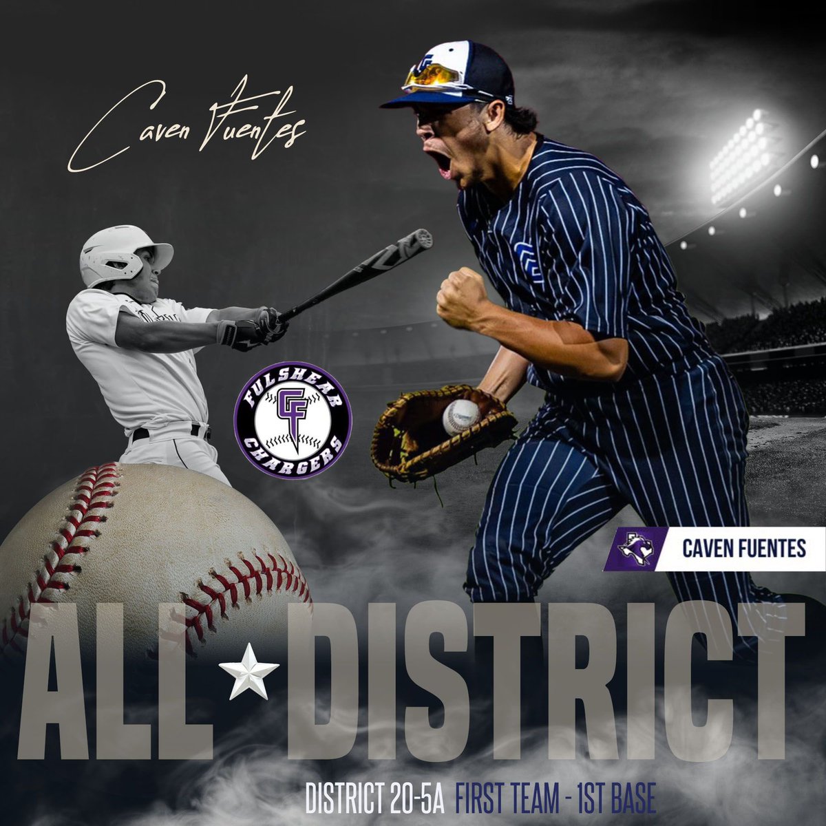 Caven Fuentes (@cavenfuentes) on Twitter photo Honored to be selected 1st team all district!
<a href="/WTCbaseball/">Western TX Baseball</a> <a href="/JDbaseball0023/">J.D. Davis</a> <a href="/trey_tigart_/">Trey Tigart</a> <a href="/gmiller1616/">GMiller</a> <a href="/Fulshear_Bsball/">Charger Baseball</a> <a href="/ScorpionsBsb1/">Scorpions HS Baseball</a> <a href="/bgphotoo/">Brent Guidry</a> Honored to be selected 1st team all district!
<a href="/WTCbaseball/">Western TX Baseball</a> <a href="/JDbaseball0023/">J.D. Davis</a> <a href="/trey_tigart_/">Trey Tigart</a> <a href="/gmiller1616/">GMiller</a> <a href="/Fulshear_Bsball/">Charger Baseball</a> <a href="/ScorpionsBsb1/">Scorpions HS Baseball</a> <a href="/bgphotoo/">Brent Guidry</a>