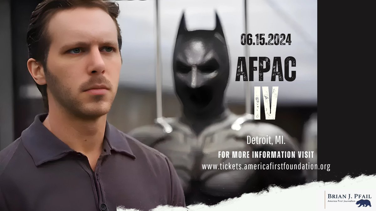 AFPAC IV -- June 15th, Detroit, MI. See you there @AmFirstHQ tickets.americafirstfoundation.org