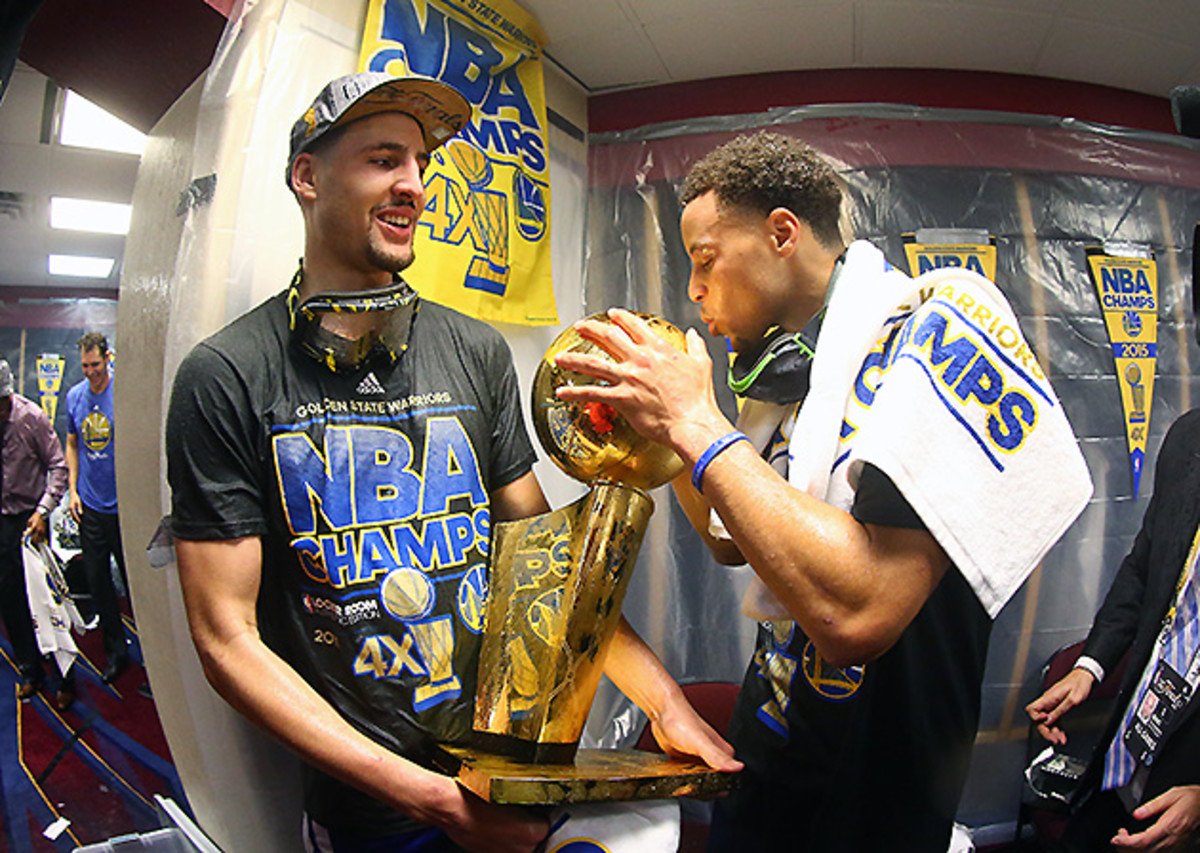 Stephen Curry and Klay Thompson