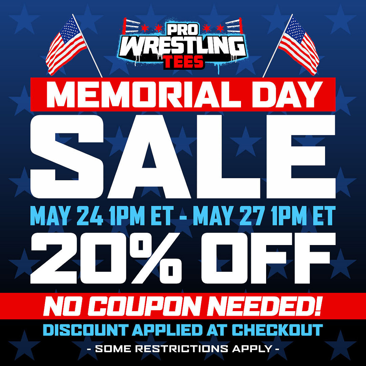 Save 20% NOW from our official store @ prowrestlingtees.com/cwnonline

#CWNonPWT #MemorialDaySale #CWNonline #CPWHOF #CWNetwork #WeAreCIW #CANUCKproud 🍁