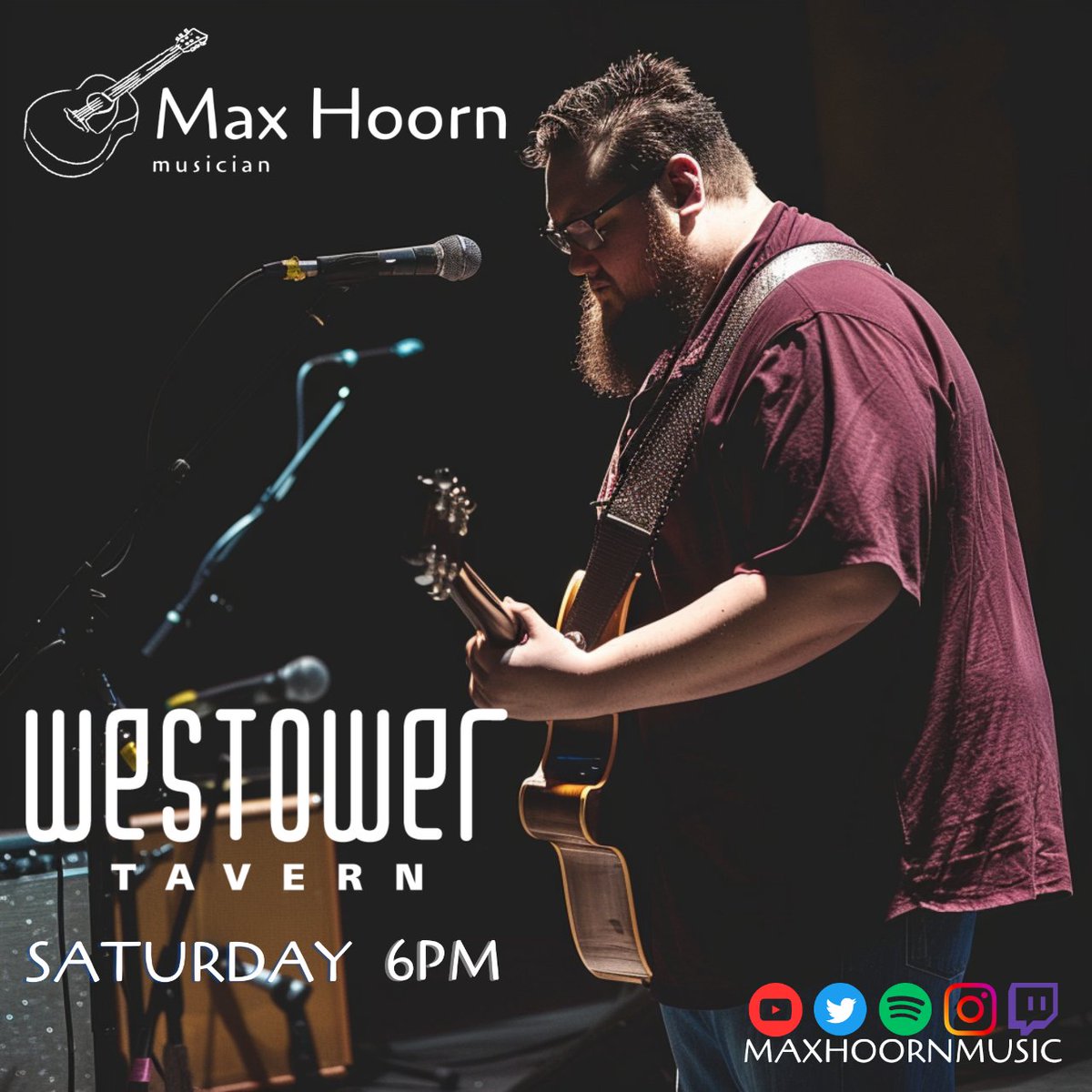 Playing at the Westower Tavern in Ballina this Saturday night from 6.  #music #livemusic #loopy #matonguitars #qscaudio #qscaudio #maxhoorn #sennheiser #ballina #westowertavern #singersongwriter #guitarist #vorndao #supportlivemusic #music4life #acoustic #whatson #livelooping