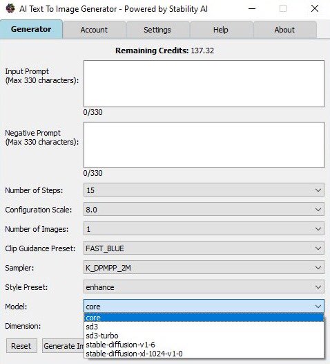 DaCreativeNexus's tweet image. Get your Text to Image Generator App powered by Stability AI API. A simple UI desktop App to access all the latest Stability AI models including SD3, SD3-Turbo, SD Core, SD1.6 and SDXL1.0, here: thecreativenexus.com/product/ai-tex…
#stablediffusion #AI #Texttoimage #stabilityai