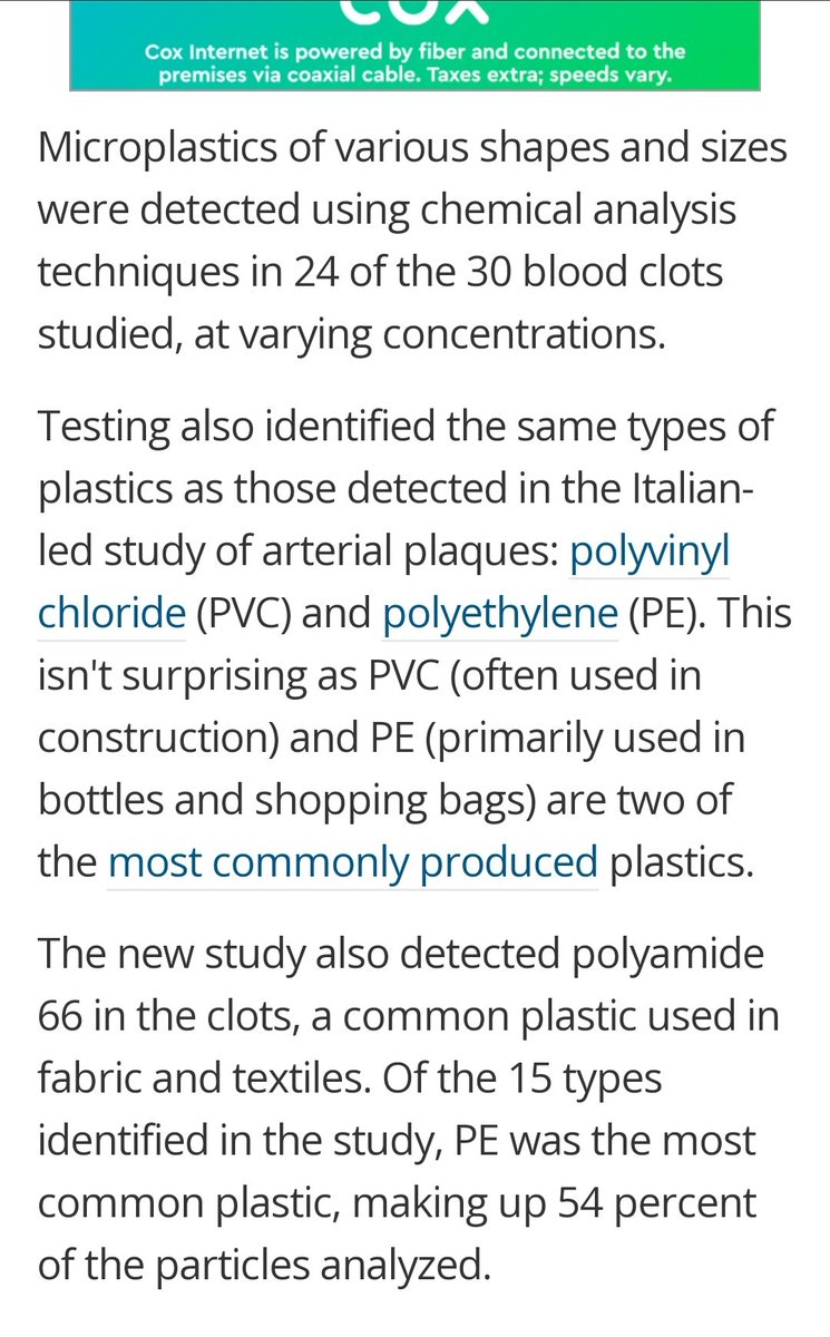 MICROPLASTICS FOUND IN BLOOD CLOTS...FINALLY SOME TRUTH 🔥🔥🔥
