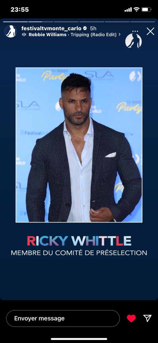 OMG <a href="/MrRickyWhittle/">Ricky Whittle</a> ! Congratulations ! Back to a place and an event you like so much 😊😎❤️.
At the same time begins The European Football Championship… will you get the time to watch matches 😉⚽️?
#FestivaltvMontecarlo #Monaco